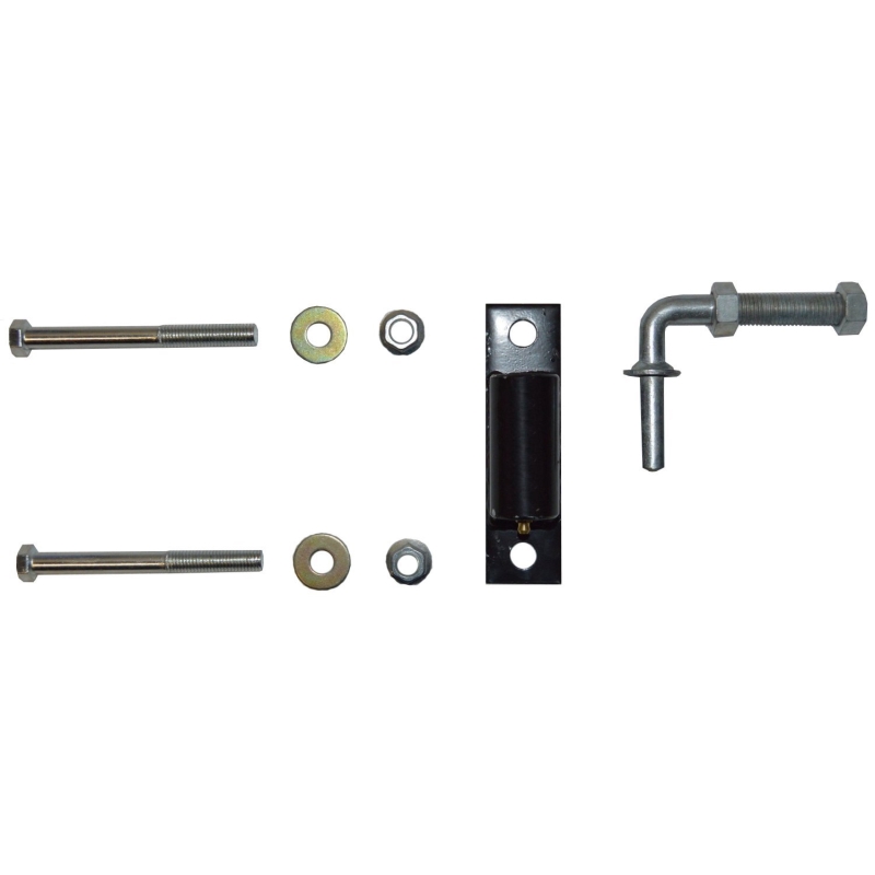 ALEKO Steel 3/4" Hinge JBolt For Driveway Gates With Bolts Nuts And