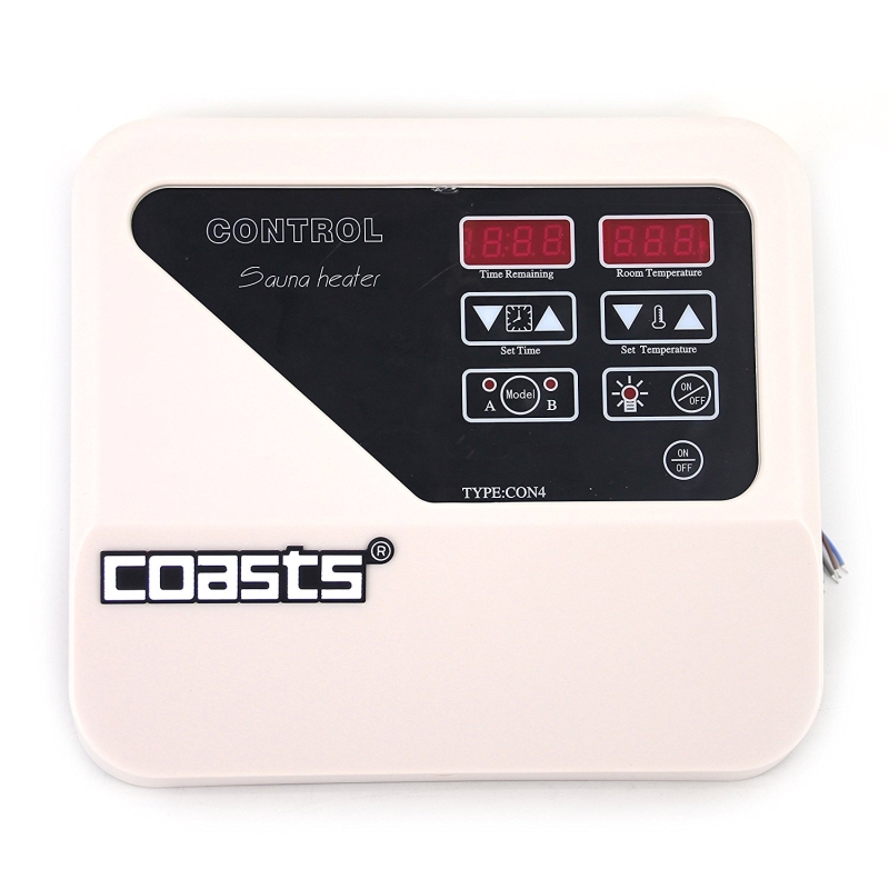 Coasts Sauna Heater 9KW 240V with CON 4 Outer Digital Controller for