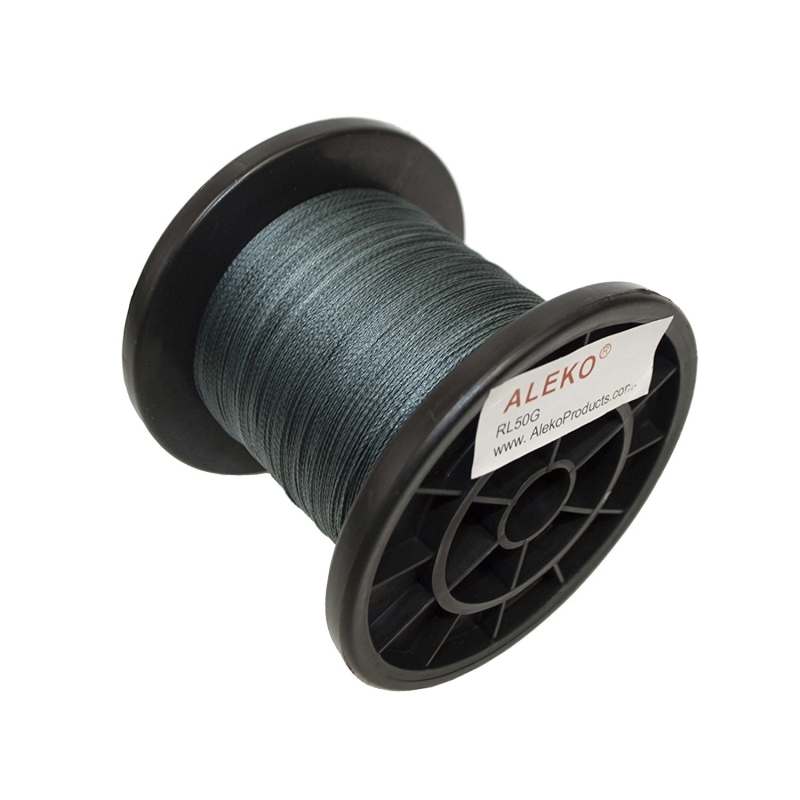 ALEKO Polyethylene Braid Fishing Line 50 Lb Pull 4 Strands