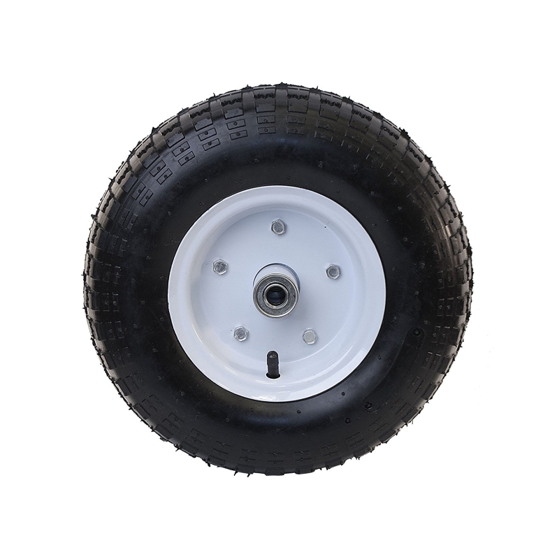 ALEKO Smooth Pneumatic Replacement Air Filled Wheelbarrow Wheel 13 inch