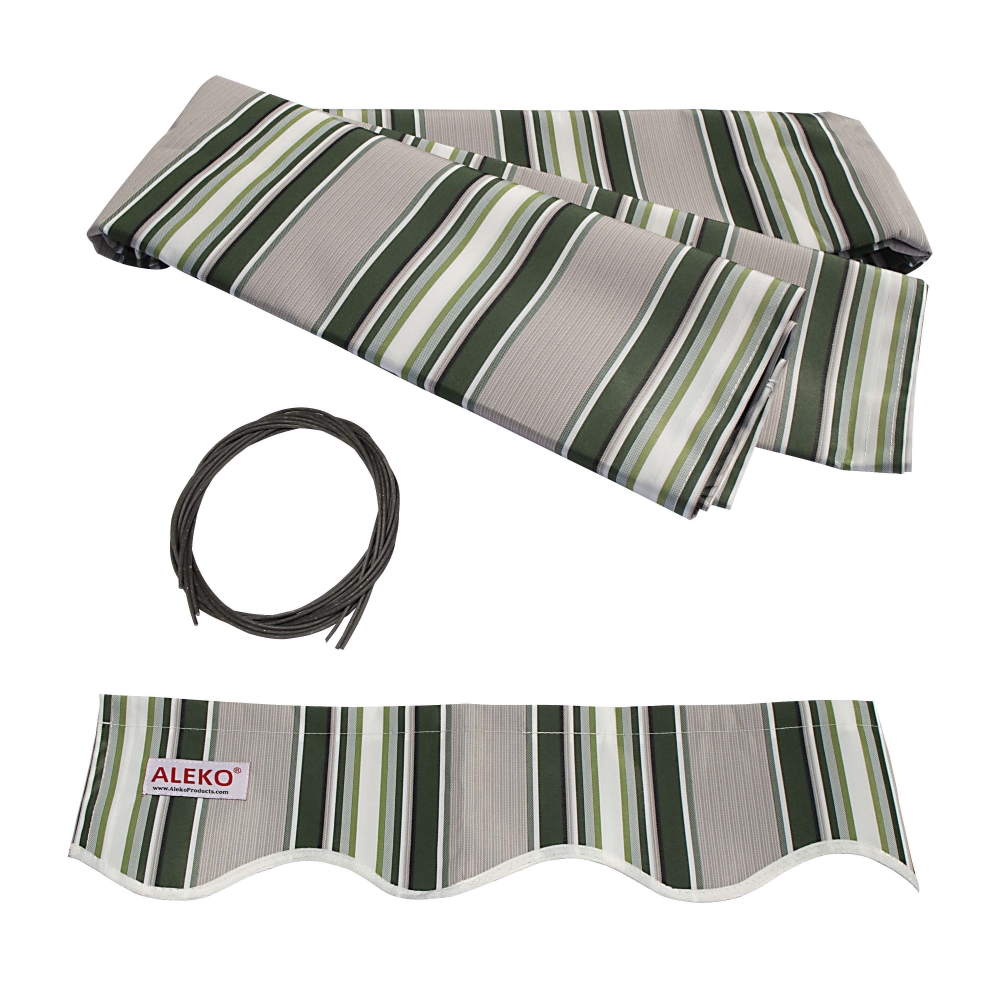 ALEKO Fabric Replacement For 12x10 Ft Retractable Awning ...