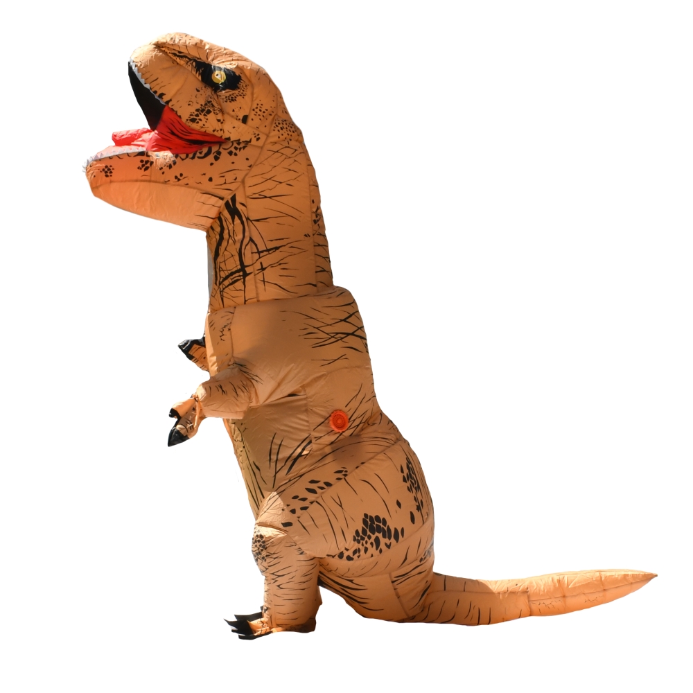 ALEKO Halloween Inflatable Dinosaur Party Costume Tyrannosaurus Rex ...
