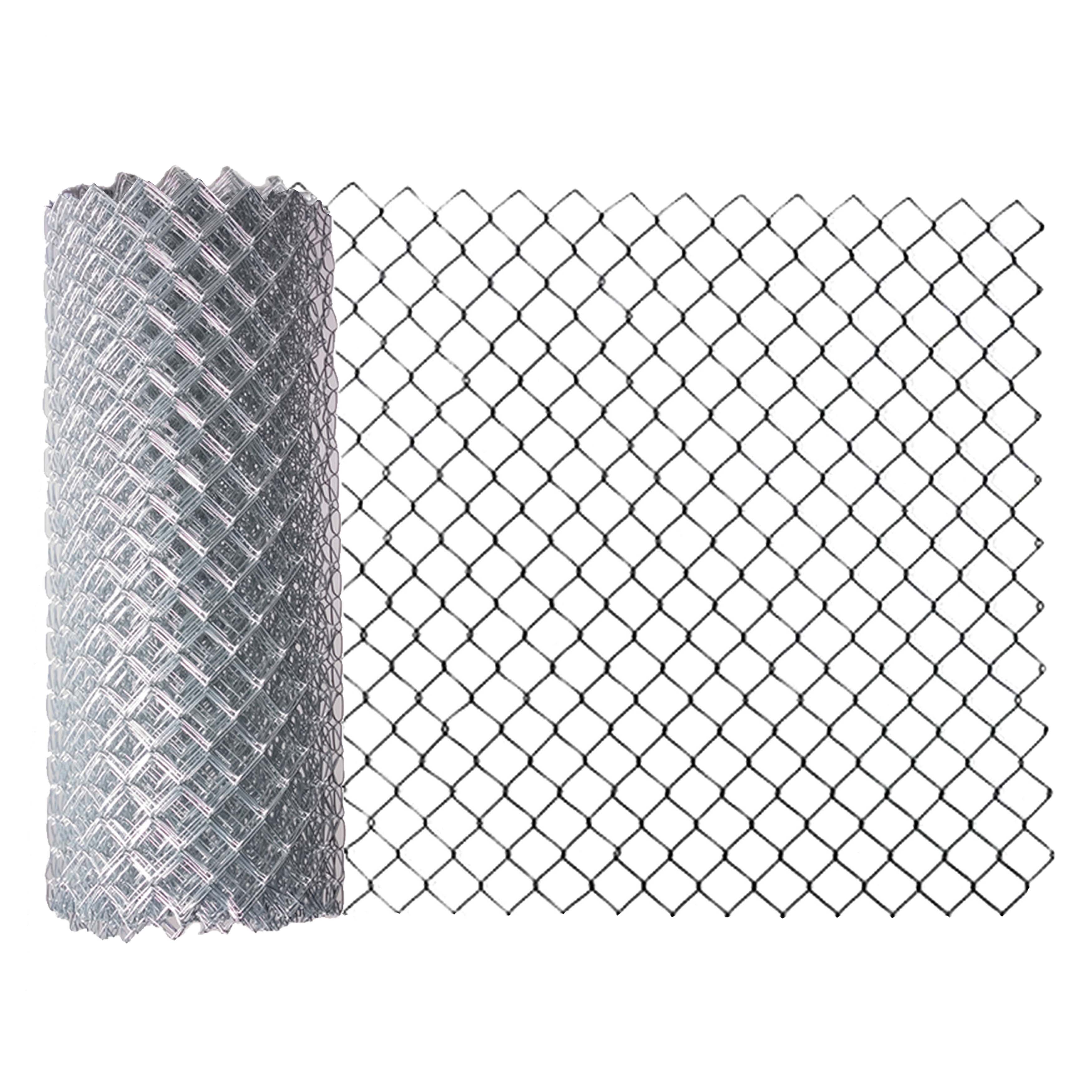 Aleko Galvanized Steel 4 x 50 Feet Chain Link Fence Fabric, 12.5-AW Gauge